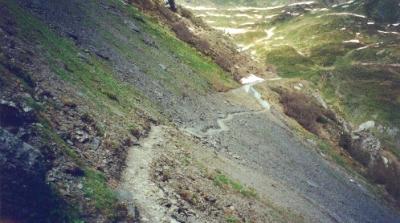 Part of trail from Mannlichen to Kleine Scheidegg.