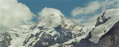 The Alps as seen from the trail - from Murren to Grutschalp. (2)