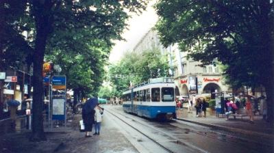 Bahnhofstrasse - on the Left (west) Bank. Called the most beautiful and expensive shopping street in the world. (1)