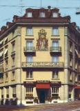 Hotel Scheuble - stayed here. Located on Right Bank, east  of Limmat River. In part of Old Town (Altstadt), known as Niederdorf.