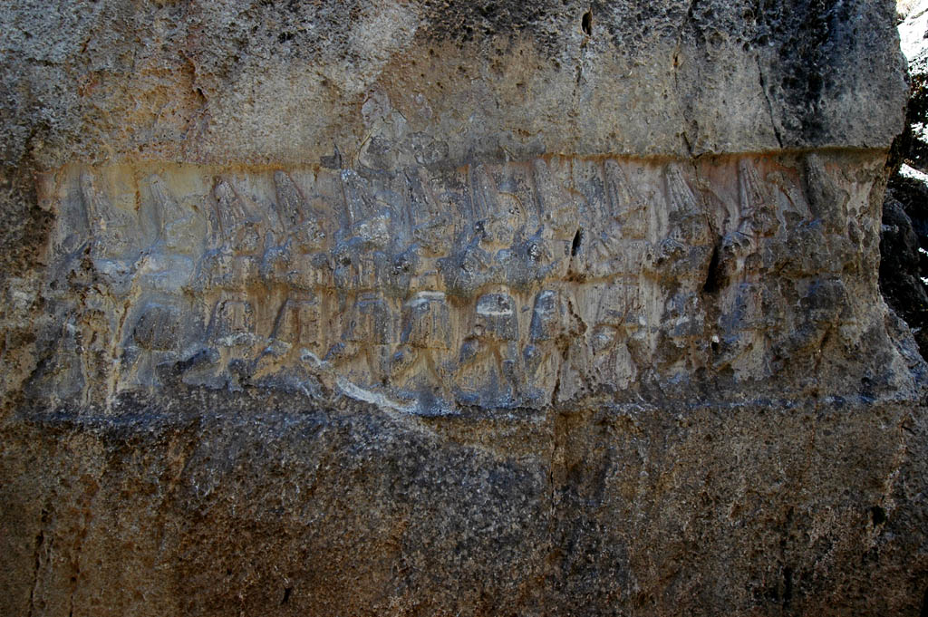 Yazilikaya procession of gods in room B