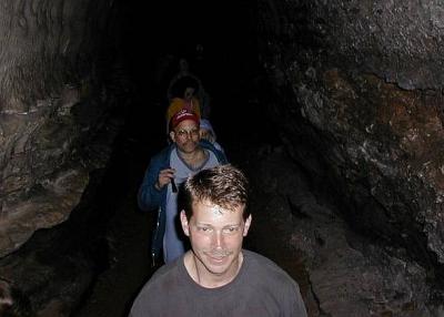 Chris just loves caves!