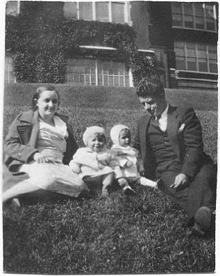 Gram and Grandpa with Patricia and Barbra. How Cute is this!!