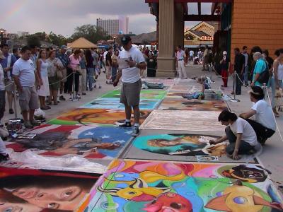 Sidewalk Chalk Artists