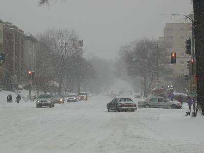 Lookin' Up Connecticut Ave. Towards Maryland