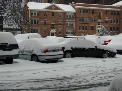 My Car Buried In the First Major Snow Storm