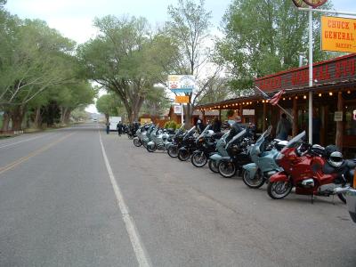 Lining up for the Slow to Fast Sat. Rides