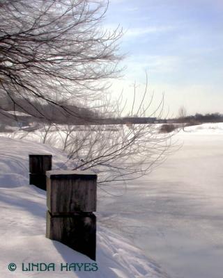 Lake Elkhorn Winter 329 bZ (watercolor filter)