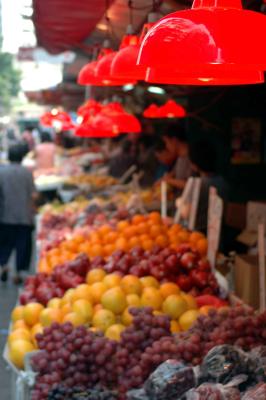 Shau Kei Wan fruit-stall