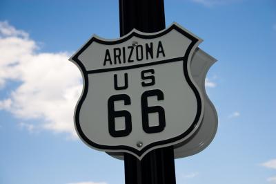 New sign to the rusty old US66