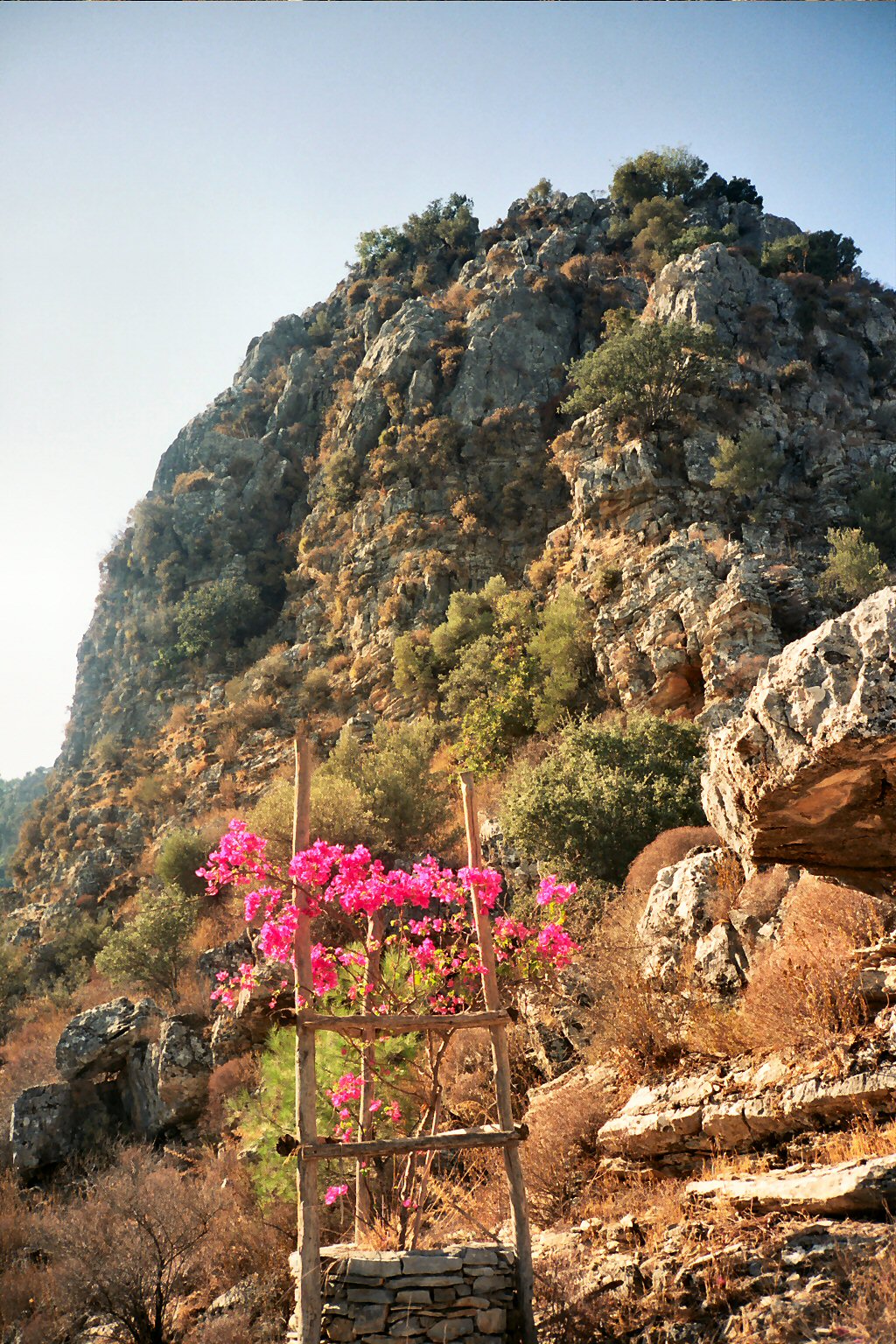 Well at mud baths, Dalyan