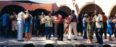 Dancing at Parque de Santa Lucia