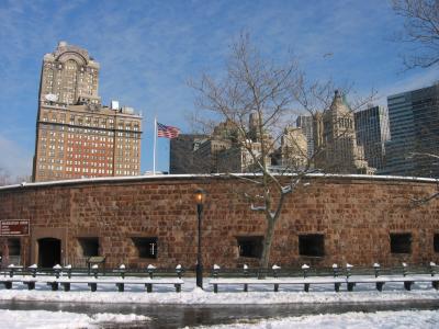 A view of Castle Clinton National Monument in Battery Park (http://www.batteryparkcity.org).