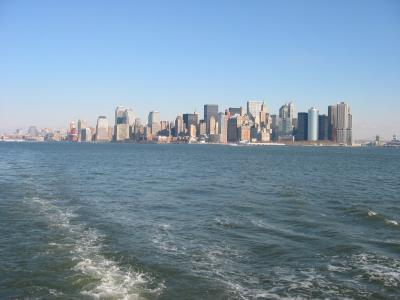 A great view of lower Manhattan.