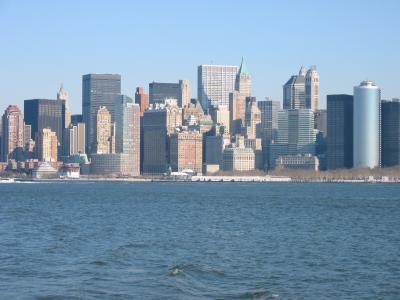 A great view of lower Manhattan.