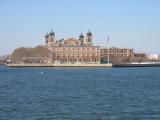 A building on Ellis Island.