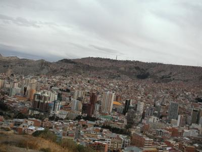 ... high up in La Paz >>
