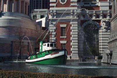 Tug in Harbor, New York New York