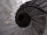 From the bottom of the staircase looking up 311 steps of the London Monument!