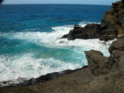 Halona  blow hole lookout .