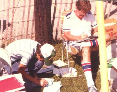 1981: Jim Talleying Judging Sheets