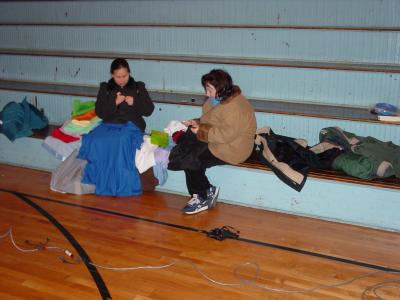 7:30AM December 8, 2002...and no heat in the gym!