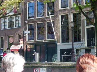 Anne Frank's house, on the Prinsengracht.