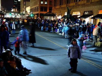Waiting for the Holidazzle Parade by Shutter