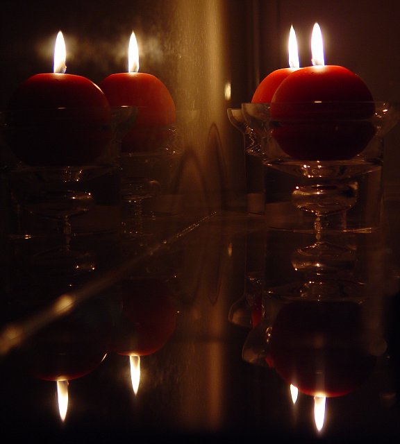 Two Wicks, Eight Flames by canadian ann
