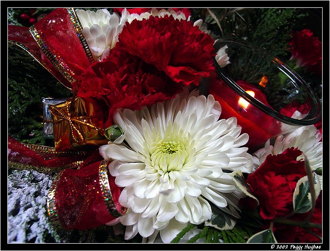 Christmas arrangement by Peggy