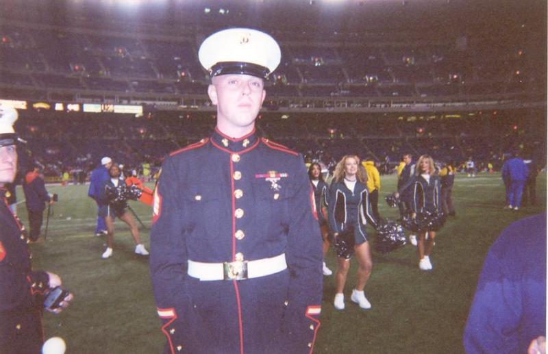 Color Guard at the Eagles Game