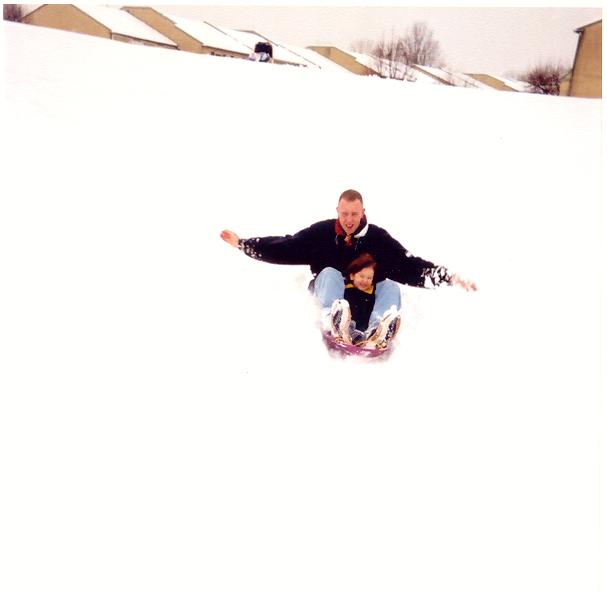 Sarah & Daddy find a hill