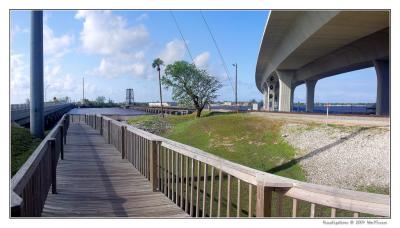 Roosevelt Bridge, Stuart, Florida Pano