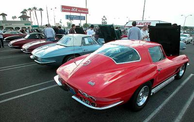 1967 Corvette - Chevy never put 3 taillights on a side for the Vette but I'll never know why. They fit perfectly