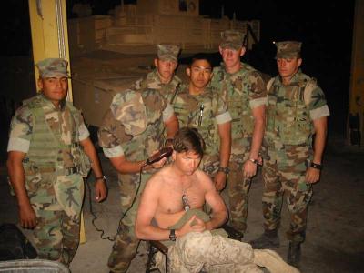 Doc Mullins not pleased about getting his Top Gun Hairstyle cut to Marine Medium Reg