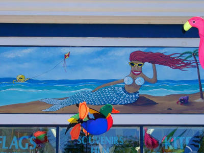 Mahone Bay Mermaid billboard