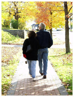 Fall walk in Brunswick