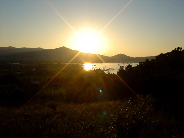 Sunset over Portoferraio