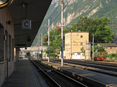 Trento railway station, Saturday, 6:45 AM
