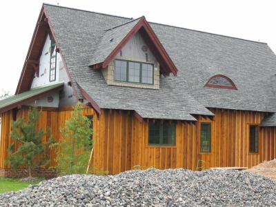 From this side you can see the un-shingled gable versus the shingled dormer - which looks nicer?