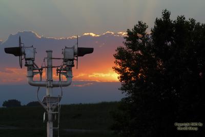 Sunset And Signals On The Brush Sub