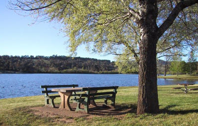 Lake Canoblas bench.