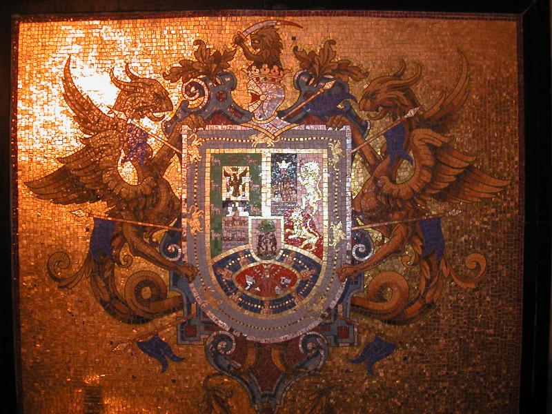Mosaic coat of arms