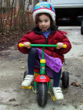 Saras first Bike