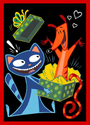 Suprise greeting card