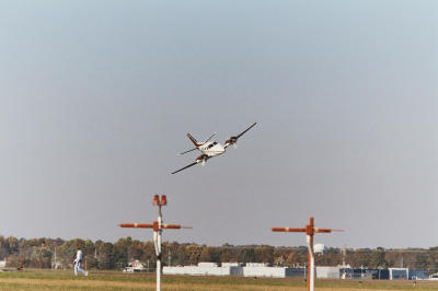 The Business End of a Beechcraft  Duke