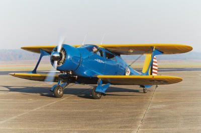 Another Beautiful Staggerwing Taxis in From the Dawn Patrol