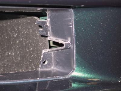 Another close up: I used a utility knife (faster) on horizontal cuts, saw on vertical