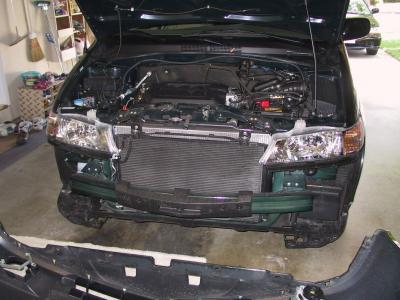 Bumper off.. Cool!