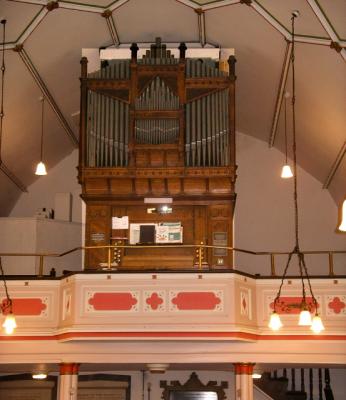 Organ at Lathom Chapel.